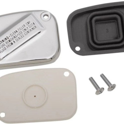 Chrome Front Master Cylinder Lid for Harley Softail 15-19 Drag Specialties