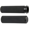 Arlen Ness 07-327 Black Fusion Knurled Hand Grips for Harley Electronic Tbw