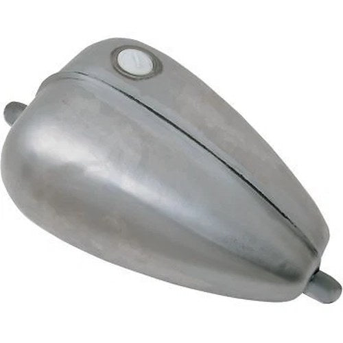 Drag Specialties 0701-0657 3.3 Gallon Ribbed Mustang Gas Tank for Custom Use