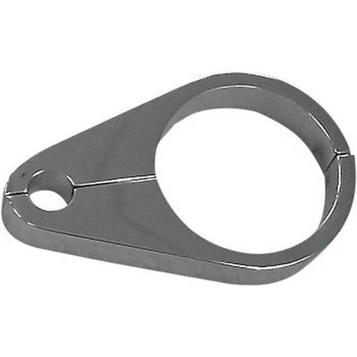 Drag Specialties 0658-0084 Chrome Throttle/Idle Cable Clamp for 49MM Forks