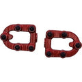 Arlen Ness 07-946 Red Anodized MX Driver Footpegs without Adapters