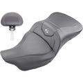 Saddlemen Roadsofa Seat Heated w/ Backrest Carbon Fiber for 08-23 Touring