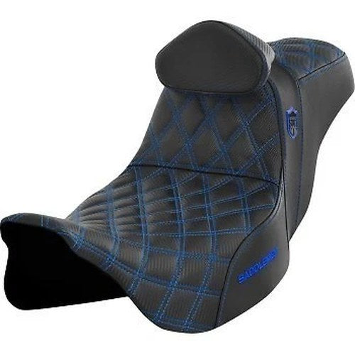 Saddlemen SC80807BLURT Pro Series Sdc Performance Grip Seat w/ Backrest - 08-23