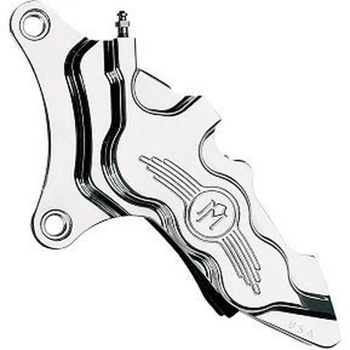 Performance Machine Chrome Left Front 13" 6-Piston Differential Brake Caliper