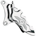 Performance Machine Chrome Left Front 13" 6-Piston Differential Brake Caliper