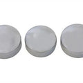 V-Twin 24-1278 Chrome 39mm Fork Stem Nut Covers Dome Style for 88-13 Sportster