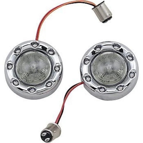 Custom Dynamics PB-BR-RR-57-CS Chrome Smoke Rear ProBeam Bullet Ringz 1157