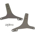 Drag Specialties 1504-0119 Sissy Bar Side Plates- Chrome