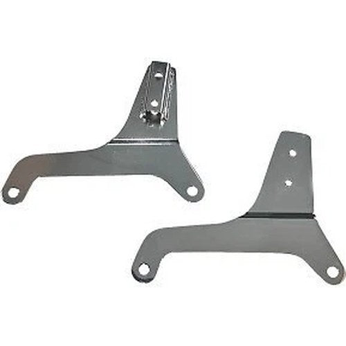 Drag Specialties 1504-0128 Sissy Bar Side Plates- Chrome