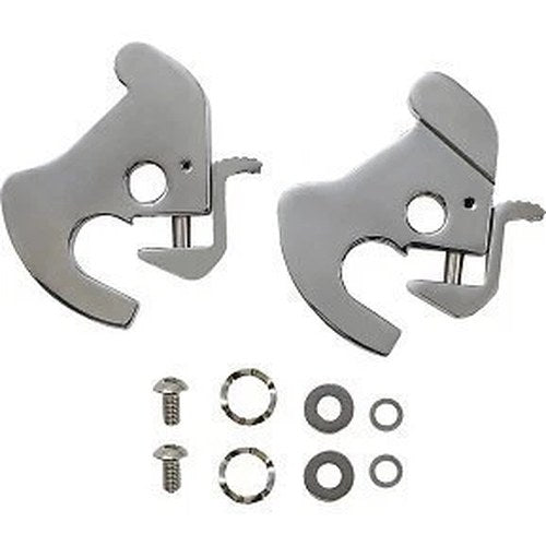Drag Specialties 1501-0743 Detachable Latch Kit- Chrome