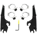 Memphis Shades HD MEB2056 Batwing Fairing Trigger-Lock Mounting Kit- Black - XL