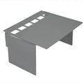 V-Twin 42-0502 Chrome Battery Side Cover with Square View Holes