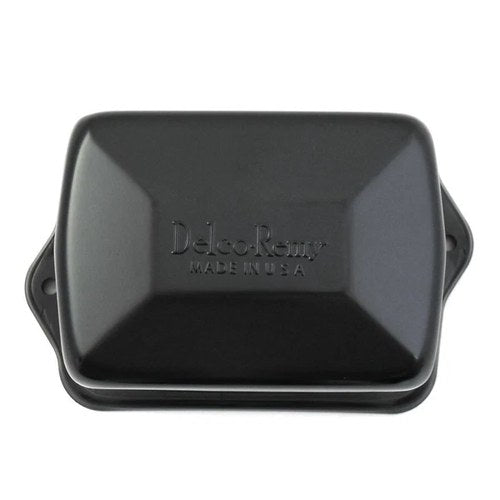 V-Twin 42-0539 Black 12 Volt Delco Remy Regulator Cover