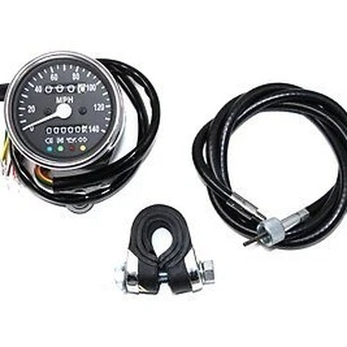 V-Twin 39-0579 Mini Speedometer with 2240:60 Ratio