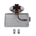 V-Twin 33-0768 Chrome Horizontal LED Tail Lamp Kit Maltese Style