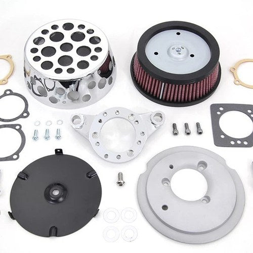 V-Twin 34-1847 Chrome Wyatt Gatling Air Cleaner Assembly