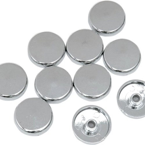 Drag Specialties 2402-0127 Chrome Bolt Covers for 3/8" Torx (5/16" Wrench Size)