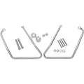 Drag Specialties DS-110857 Chrome Saddlebag Support Brackets for 94-03 XL