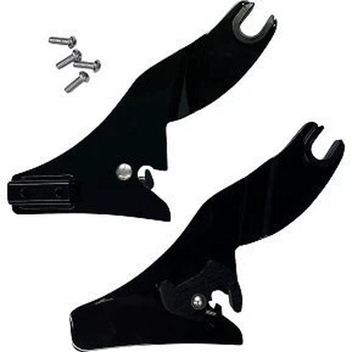 Drag Specialties 1504-0134 Quick Release Side Plates- Black
