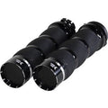 Khrome Werks 500210 Black Air Tracer Grips for Harley Cable Op Throttle