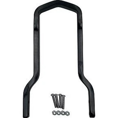 Drag Specialties 1501-0772 Square Sissy Bar- Short - Black - 7.5" W