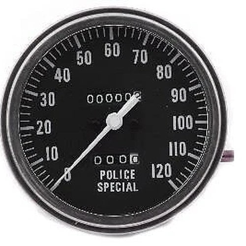 V-Twin 39-0322 Police Special 1:1 Speedometer