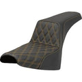 Saddlemen 818-30-17207 Step Up Gold Lattice Stitch Seat for 18-23 Softail