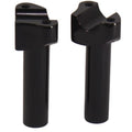 V-Factor 41026 Gloss Black 4.5" Straight Handlebar Risers - Harley 1" Handlebars