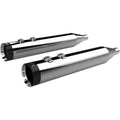 Khrome Werks 202795 4.5" HP Plus Slip-On Mufflers Chrome Turbine Touring 96-16