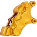 Arlen Ness 02-228 Gold Front Right 6-Piston Brake Caliper for 11.8"