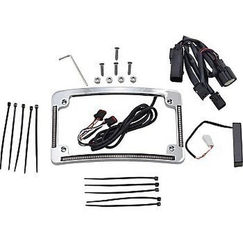 Custom Dynamics 2030-1494 Plug & Play Run/Brake/Turn LED Radius License Plate