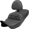 Saddlemen RoadSofa Tri Gripper Seat with Backrest for 08-23 Touring