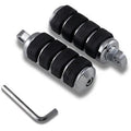 Drag Specialties DS-253500 Chrome Large Driver Male Mount Foot Pegs for Harley