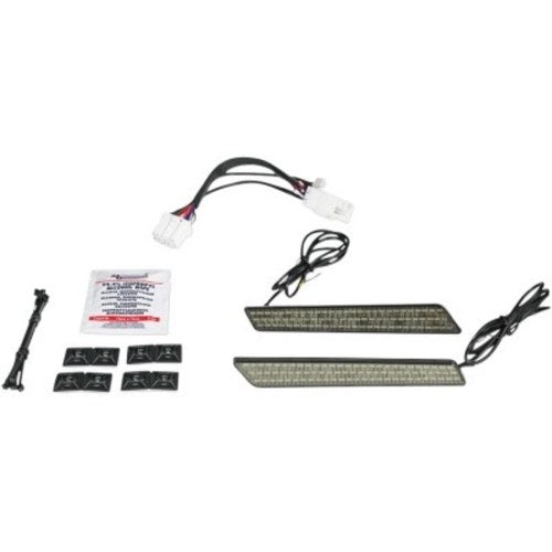 Custom Dynamics Smoke Saddlebag Latch LED Lights for Harley Touring 97-13