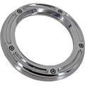 Trask TM-0040CH Chrome Clear Assault Derby Cover for Twin Cam