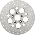 Drag Specialties 1710-1907 Stainless Steel Drilled Rear Brake Rotor for 92-99