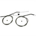 V-Twin 36-0827 33.66" Stainless Steel Throttle and Idle Cable Set