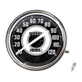 V-Twin 39-0829 Replica 2:1 Speedometer with White Needle