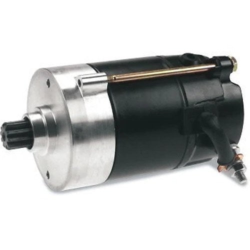 Black 1.4kW Compact High-Performance Starter Motor for Pre-89 Big Twin