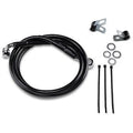 Drag Specialties 1741-2546Extended Length Black Vinyl Brake Line Kit