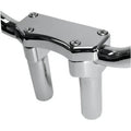 Drag Specialties 0602-0588 Chrome 4" Handlebar Riser Top Clamp Kit for 1" Harley