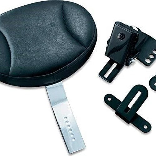 Kuryakyn 1670 Plug-In Driver's Backrest for Harley Touring 97-20 w/ Slotted Seat