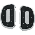 Kuryakyn 7043 Chrome Heavy Industry Passenger Floorboard Boards for Harley Kits