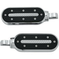 Kuryakyn 7031 Chrome Heavy Industry Footrest Foot Pegs for Harley Male Mount