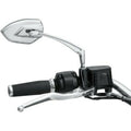 Kuryakyn 1962 Chrome Phantom Convex Pair of Mirrors for all Harley Models 65-25