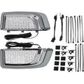 Kuryakyn 5063 Chrome Tracer LED Fairing Lower Grilles - Run & Turn White & Amber