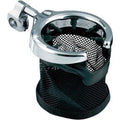 Kuryakyn 1484 Chrome Passenger Drink Holder w/ Basket for Touring 1/2" to 3/4"