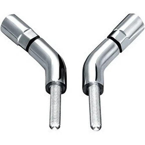 Kuryakyn KUR1444 Mirror Stem Extenders for Harley w/ Round Stem Mirrors