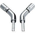 Kuryakyn KUR1444 Mirror Stem Extenders for Harley w/ Round Stem Mirrors