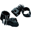 Kuryakyn 7572 Gloss Black 1-1/4" Magnum Quick Clamp Cruise Peg Mounts